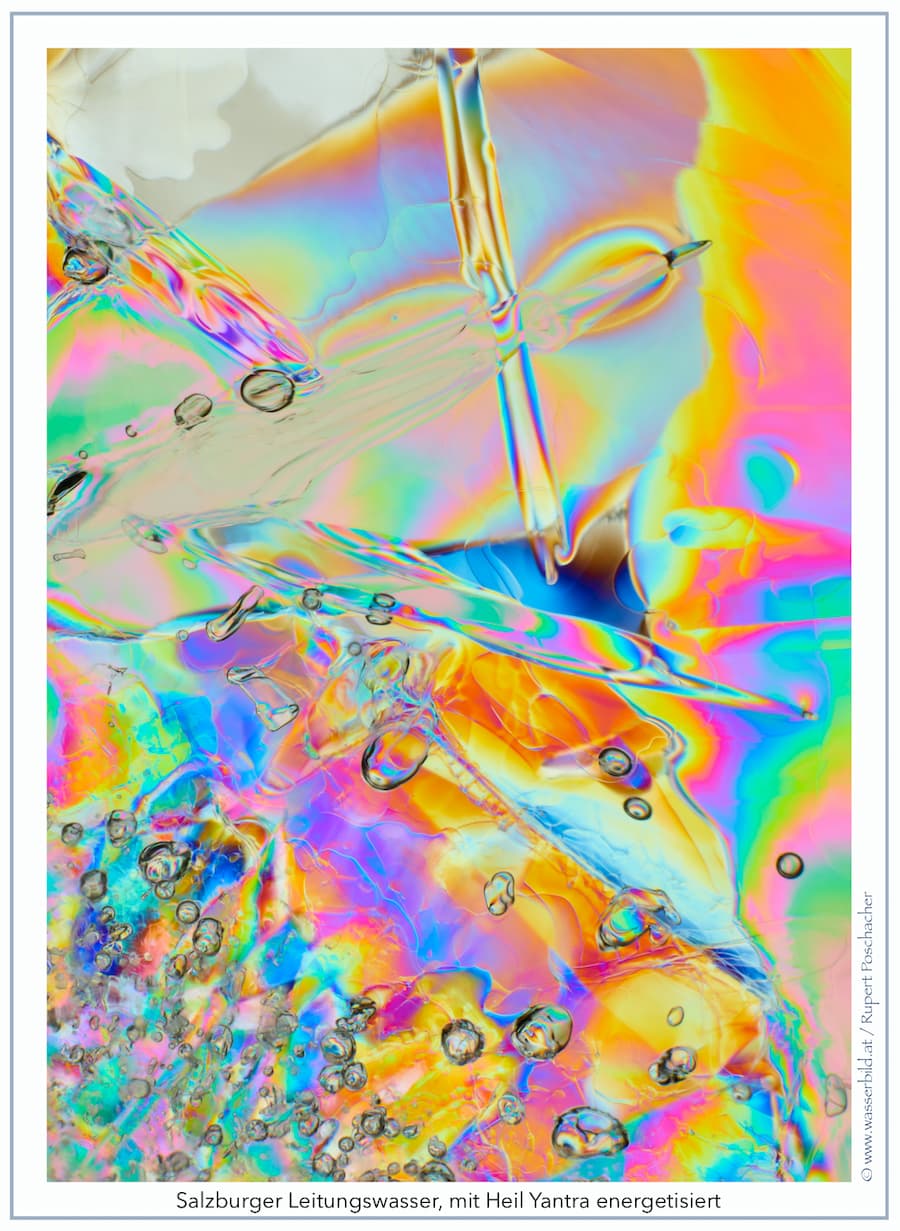 In Deutschland noch erhältlich! Trinkflasche Heil Yantra 6dl, Borosilikat-Glas, Bügelverschluss aus Edelstahl