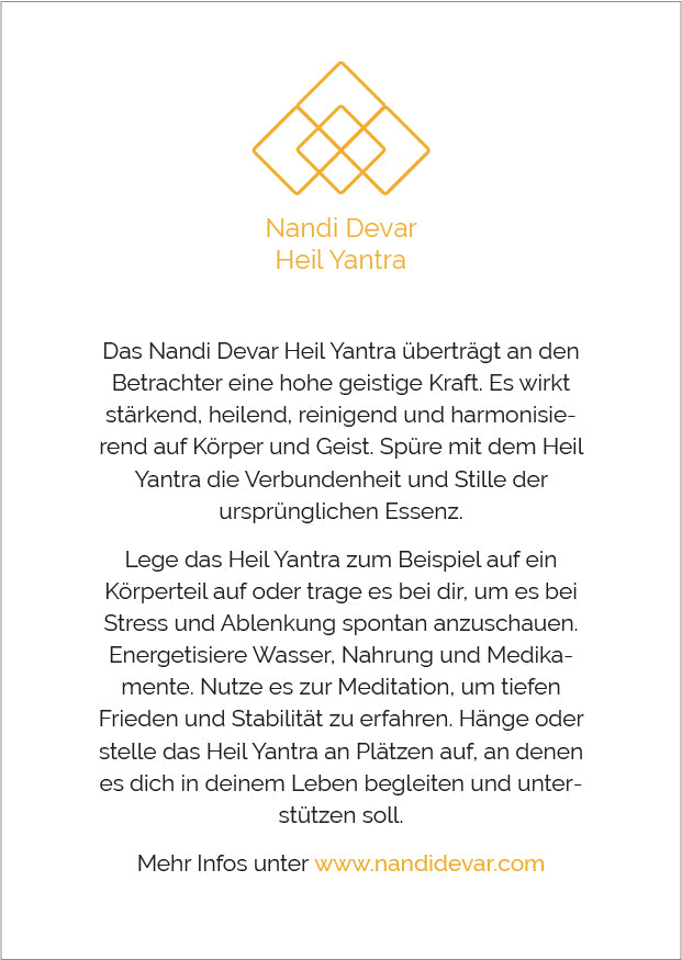 Heil Yantra Karte A6