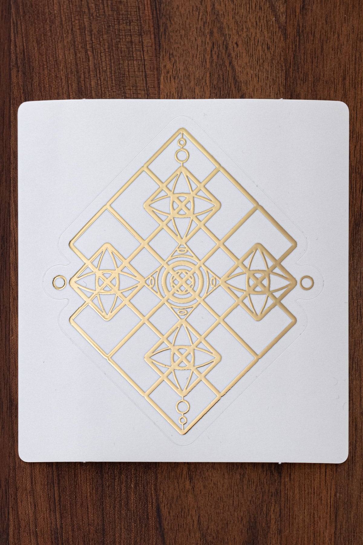 NEU: Heil Yantra Wasser Aufkleber Gold 9,5cm